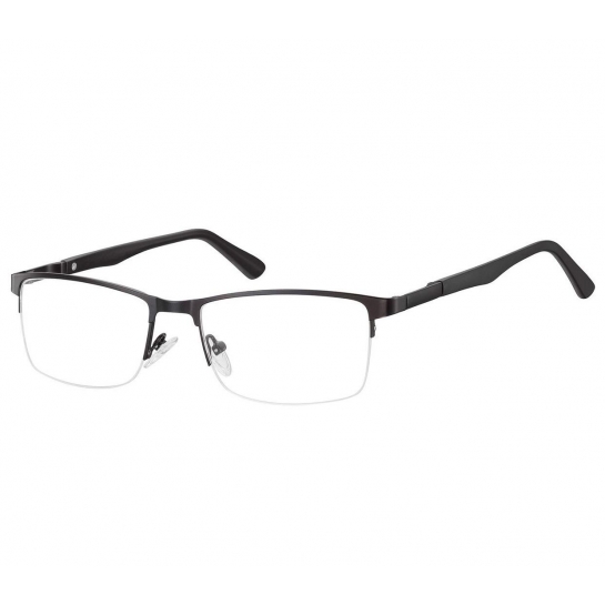 Żyłkowe oprawki korekcyjne zerówki okulary unisex 996 czarne